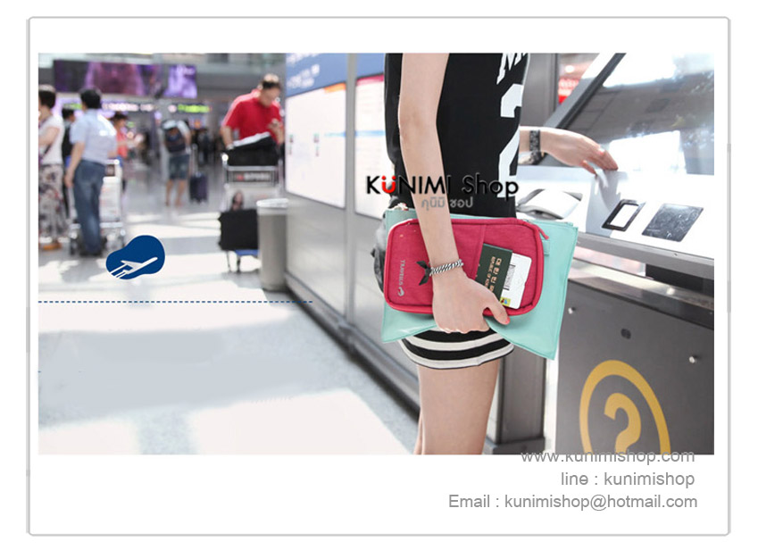 กระเป๋าใส่พาสปอร์ต กระเป๋าถือใส่เงิน นามบัตร บัตรATM มือถือ เอกสารต่างๆ หรือใส่ของจุกจิก มีซิปเปิดปิด พร้อมสายคล้อง สามารถใส่เข้าและถอดออกได้ ด้านใน มีช่องให้ใส่บัตรและเอกสารมากมา และมีช่องซิบไว้ใส่ของสำคัญ มีช่องเสียบปากกา ผ้าสวย งานคุณภาพคะ ขนาดกระทัดรัด ง่ายต่อการพกพา ขนาด : 25 x 15 cm. 