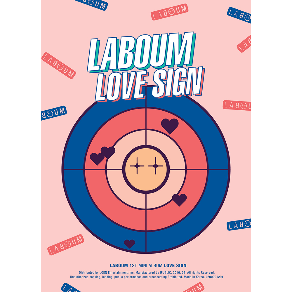 [Pre] Laboum : 1st Mini Album - LOVE SIGN +Poster