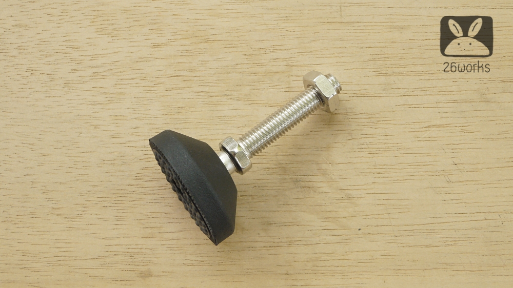 ขาฉิ่งยาง D50 M10x50 mm