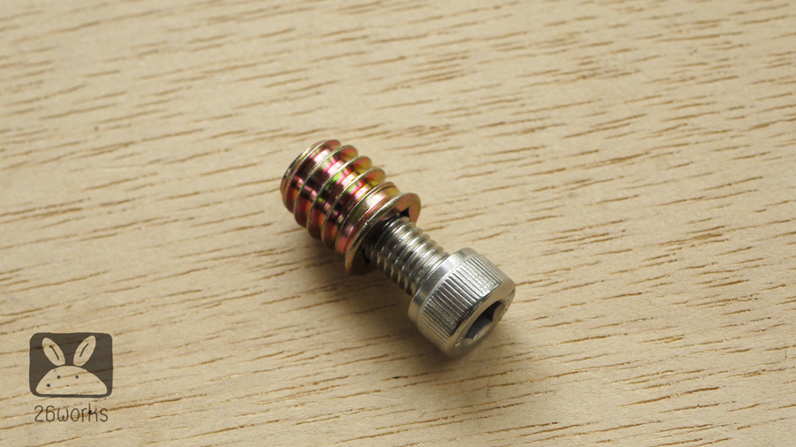 พุกตัวหนอนมีปีก M8x14.5 mm