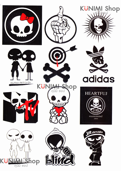 STG050 สติกเกอร์ Sticker ลายการ์ตูน กราฟฟิก วินเทจ สวย เท่ห์ ติดกระเป๋า ติดรถจักรยาน รถมอเตอร์ไซต์ รถยนต์ ติดตามที่ต่างๆ สติกเกอร์ PVC กันน้ำ ทนแดด