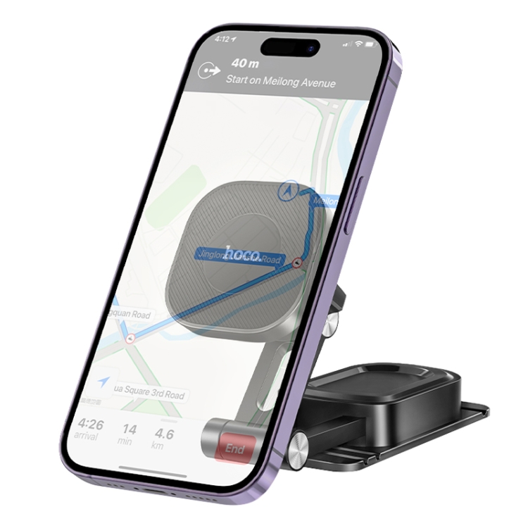 ขาตั้งมือถือติดคอนโซลรถแบบแม่เหล็ก Hoco H4 Magnetic Center Console Car Holder