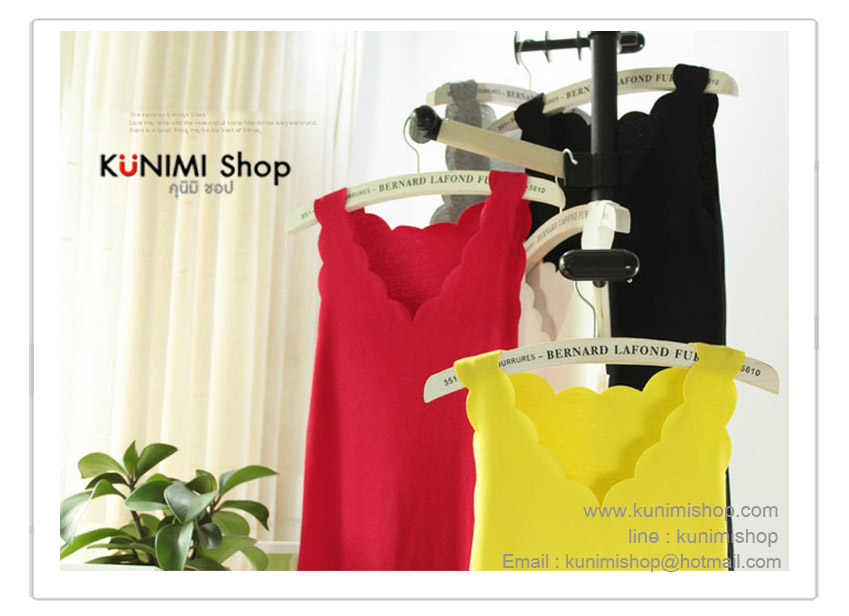  เสื้อซับใน เต็มตัว ช่วงคอเสื้อและแขนเสื้อ    ตัดแต่งขอบโค้ง สวยงาม ผ้ายืด มีให้เลือกหลายสีครับ        ขนาด  : FREE SISE ( รอบอกไม่เกิน 34 นิ้วคะ)