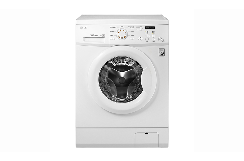 เครื่องซักผ้า LG ฝาหน้า รุ่น F1207NMCW (7กก.)