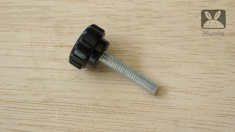 ลูกบิดหัวเล็ก M6x30 mm