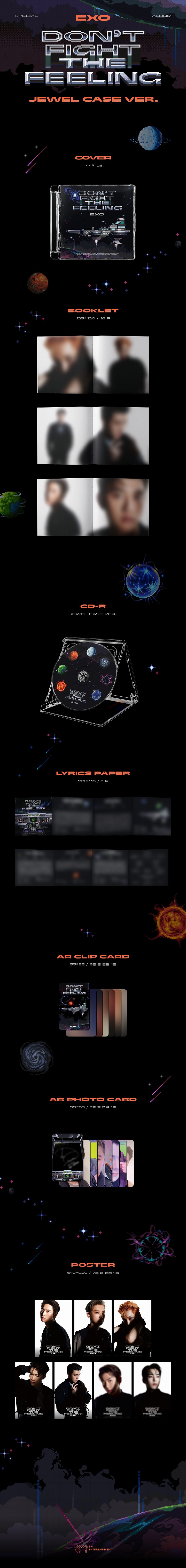 [Pre] EXO : Special Album - DON'T FIGHT THE FEELING (Jewel Case Ver.)