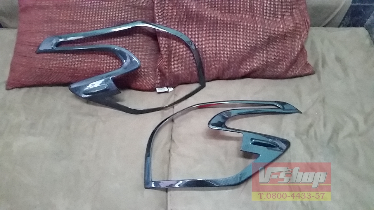 ครอบไฟท้าย New Yaris 2014 เคฟล่า
