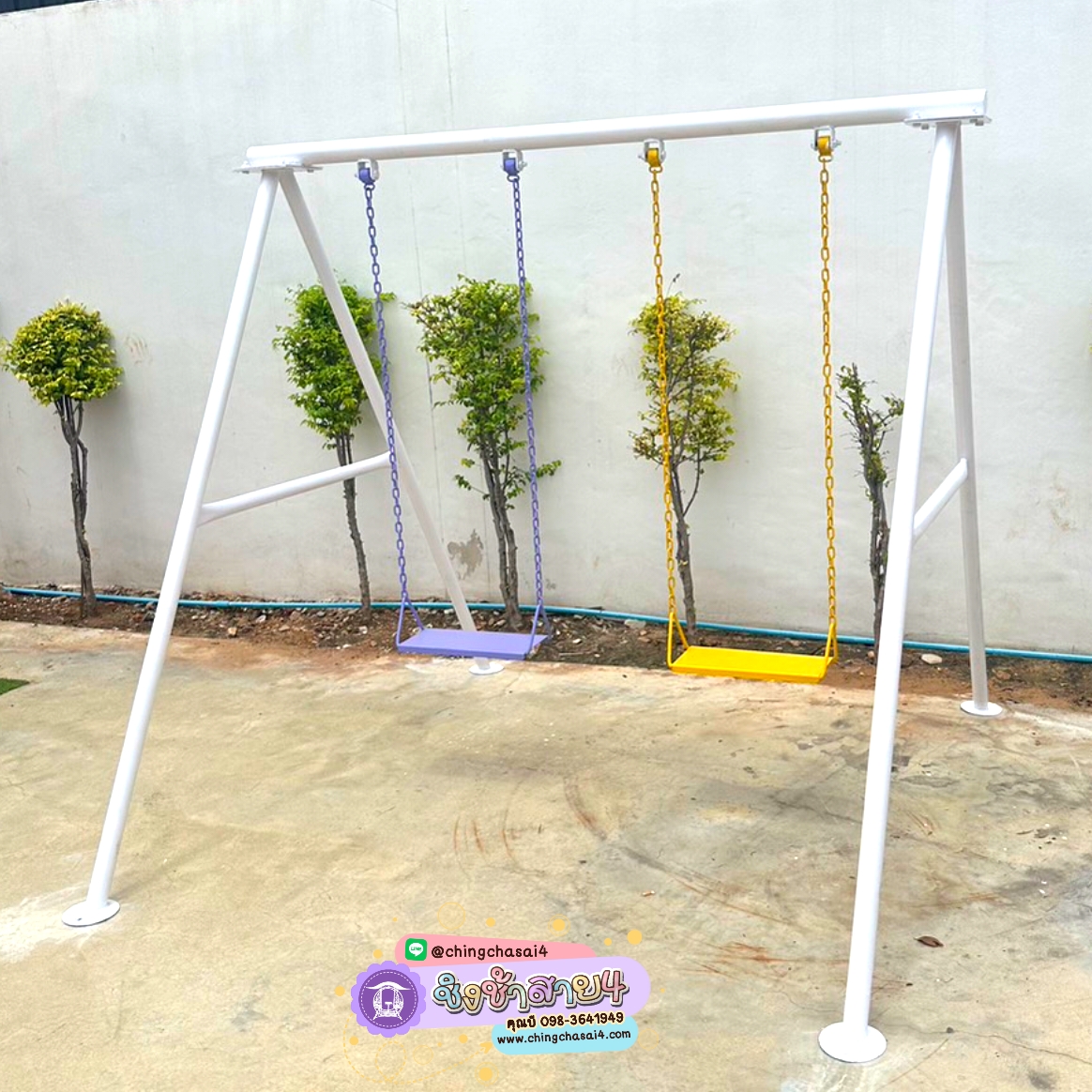 ชิงช้าโซ่2ที่(ไม่มีพนักพิง) **ราคาโปรโมชั่น**