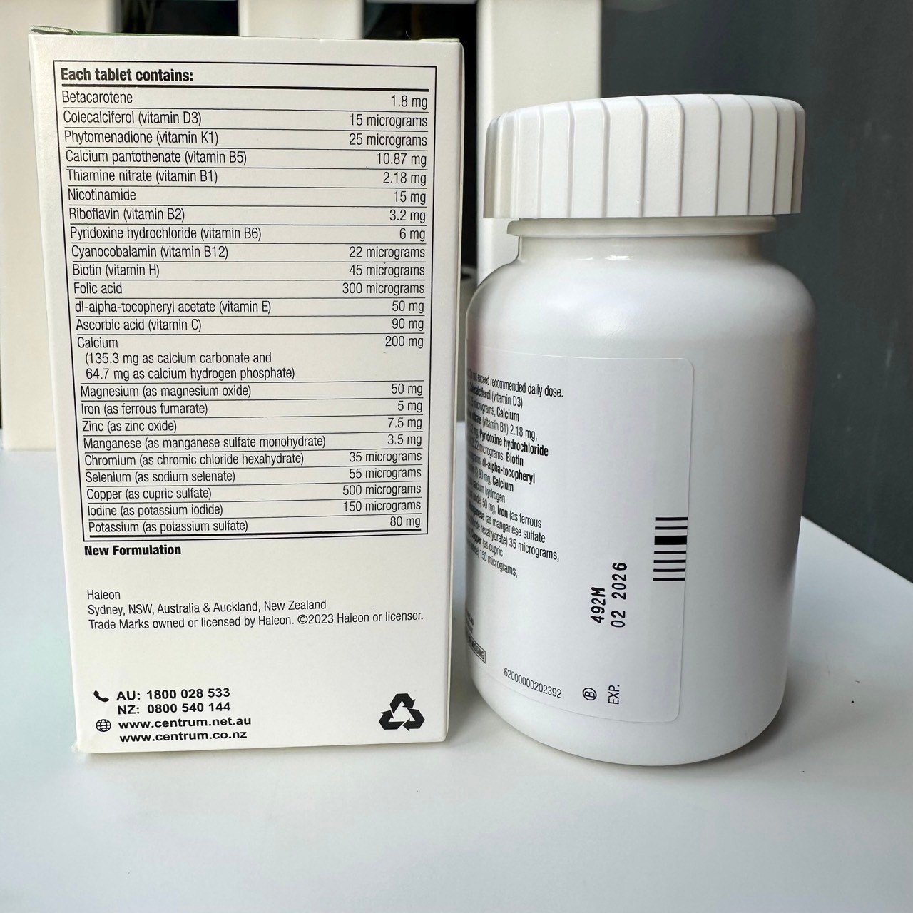 วิตามินรวมCentrum Advance for ADULT 100 Tablets