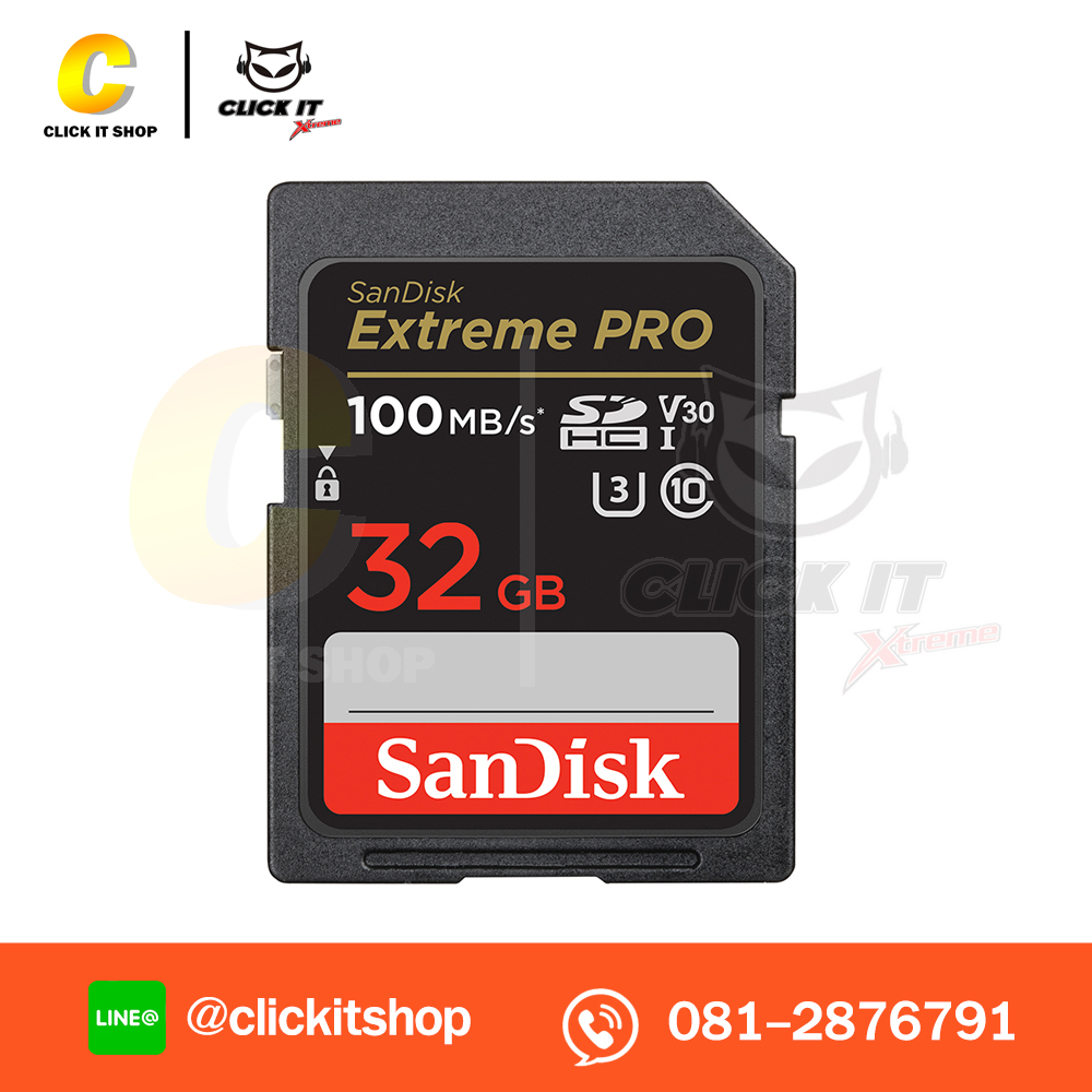 SD Card 32GB SanDisk Extreme Pro (SDC10, Class 10) SDSDXXO-032G-GN4IN