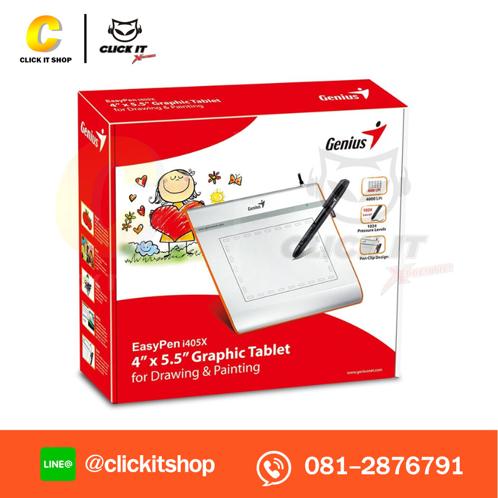 PEN MOUSE GENIUS (EASYPEN I405X) 4''X5.5''