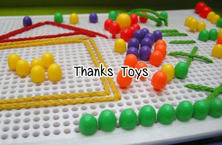 แป้นปักหมุดและร้อยเชือก 2in1