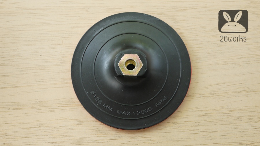 จานจับกระดาษทรายกลม 5 นิ้ว โฟมบาง M10x1.5 อย่างดี
