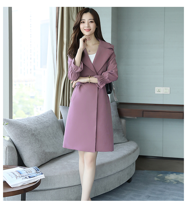เสื้อผ้าเกาหลี พร้อมส่ง ชุดสูท สีน้ำตาลม่วงอ่อน