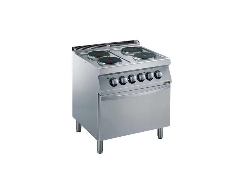 เตาไฟฟ้า 4 HOT PLATE (2.6 KW EACH) ELECTRIC RANGE ON ELECTRIC OVEN ZANUSSI