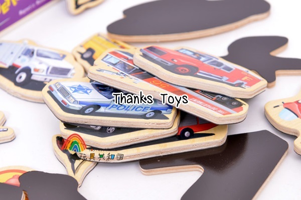 แผ่นภาพแม่เหล็กรถก่อสร้าง