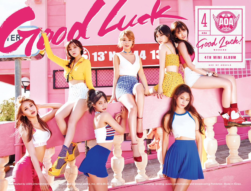 [Pre] AOA : 4th Mini Album - Good Luck (WEEKEND Ver.) +Poster