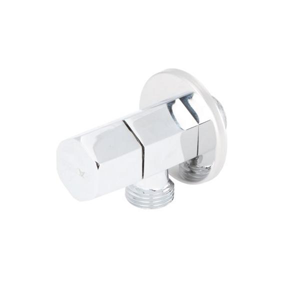 HAFELE รุ่น วาล์วปิด-เปิดน้ำ แบบหกเหลี่ยม, แบบติดผนัง / STOP VALVE HEX.CHR.POL. 1/2"X1/2"