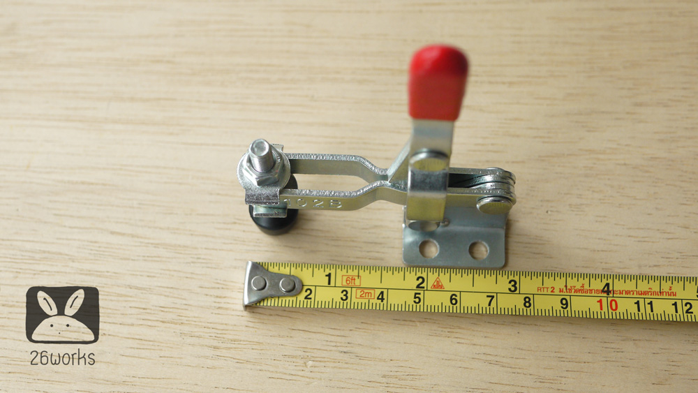 toggle clamp แบบกด ก้านตั้ง ตัวเล็กก้านเล็ก