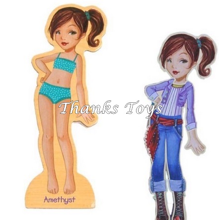 ชุดแต่งตัวตุ๊กตาแม่เหล็ก Fashion a Belles ของ Shure