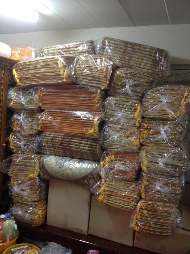 อาสนะหลุยส์ บรรจุ 170 ผืน/กระสอบ