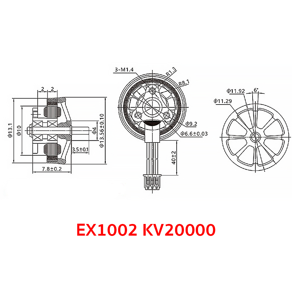 Happymodel EX1002 KV20000 1S
