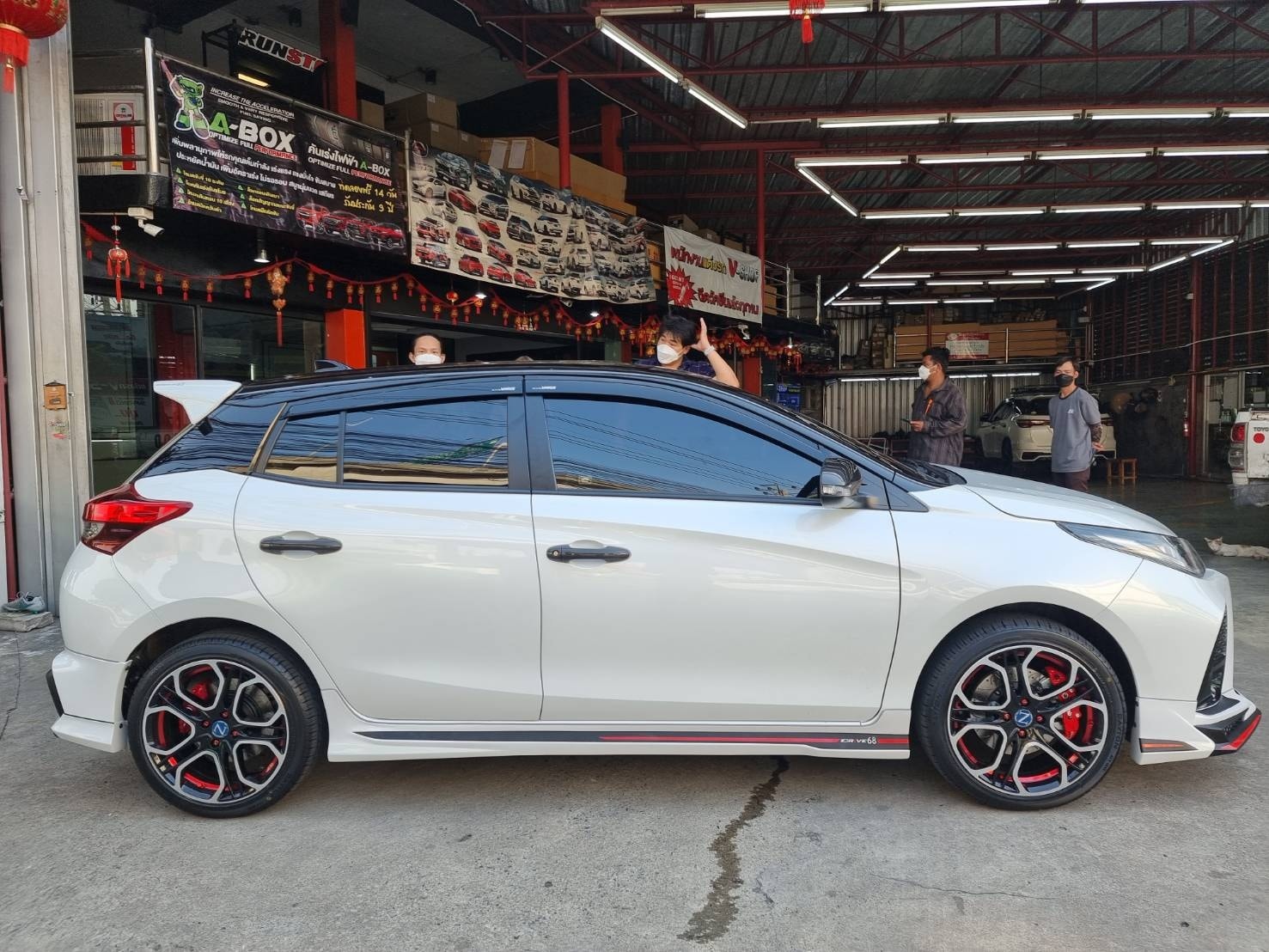 ชุดแต่ง Yaris'2021 รุ่น Drive68 Full set รอบคัน 5 ชิ้น