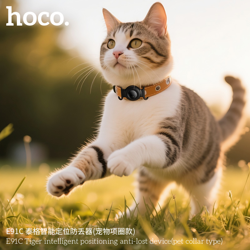 Hoco E91C smart anti-lost device (pet collar type) อุปกรณ์ติดตามสัตว์เลี้ยงติดปลอกคอ