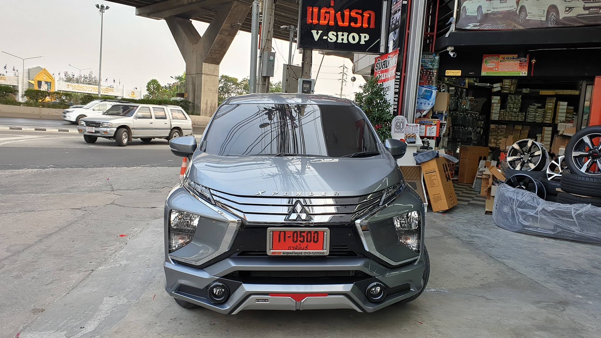 ชุดแต่ง Xpander ทรง Smart X พร้อมไฟทับทิมท้าย( ไม่มีท่อ) ชุด 4ชิ้น