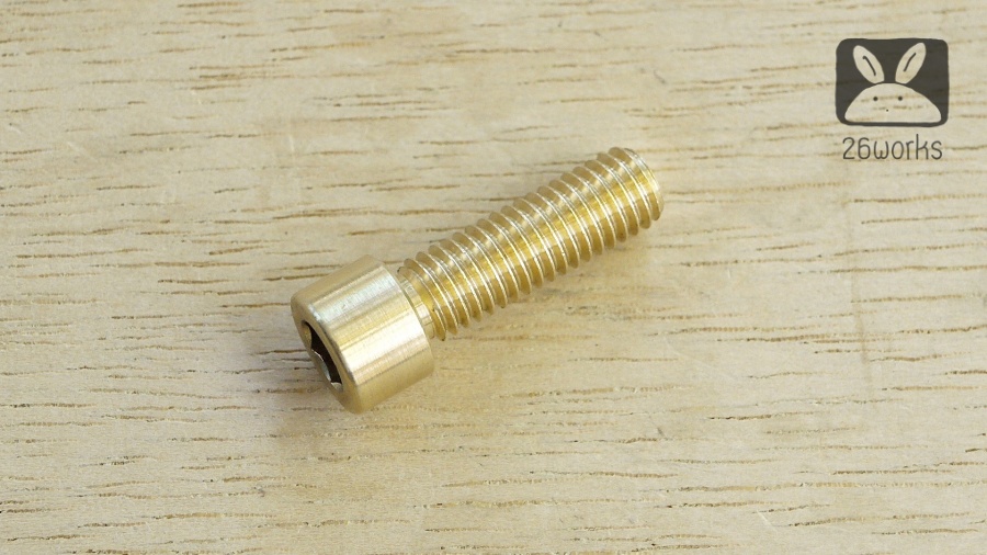 น็อตหัวจม ทองเหลือง M8x25 mm cnc
