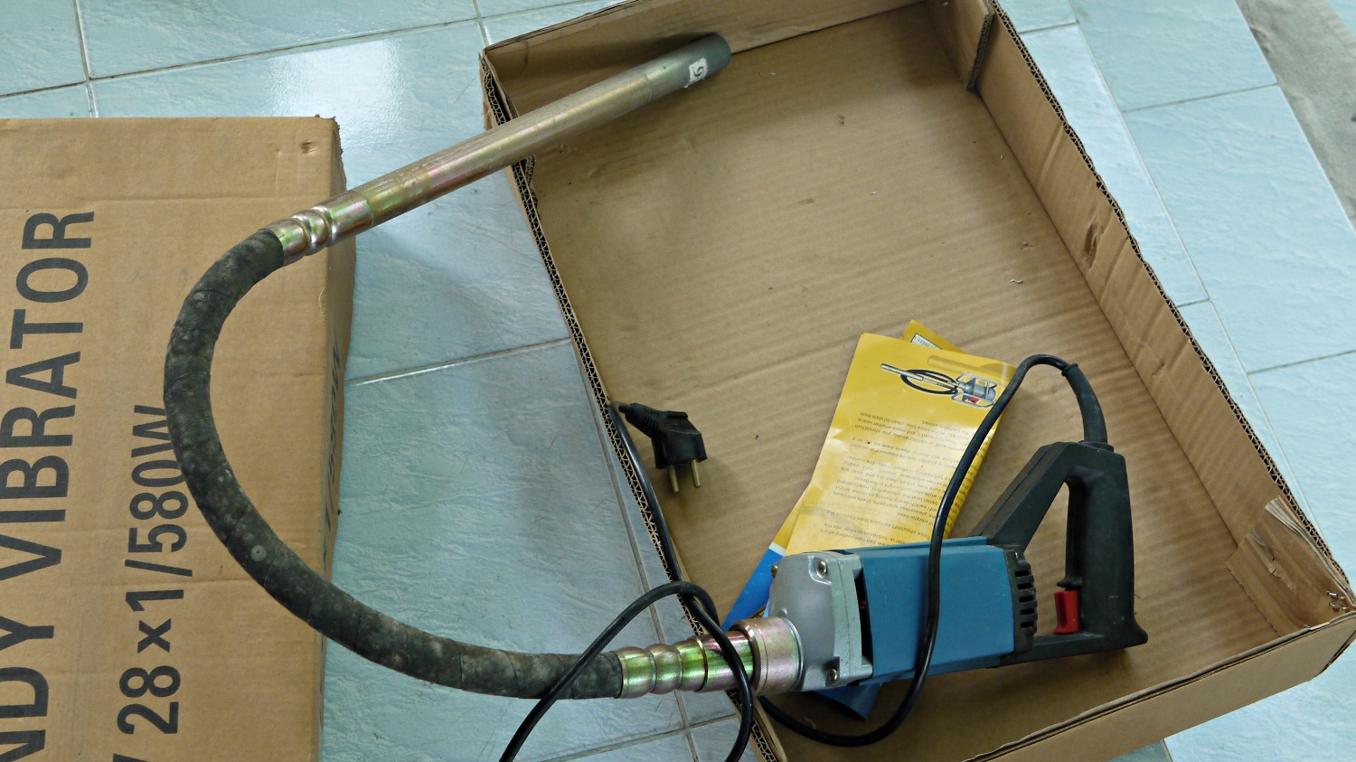 [มือสอง] เครื่องจี้ปูน Polo 580W สาย 28x1 M ของผมเอง