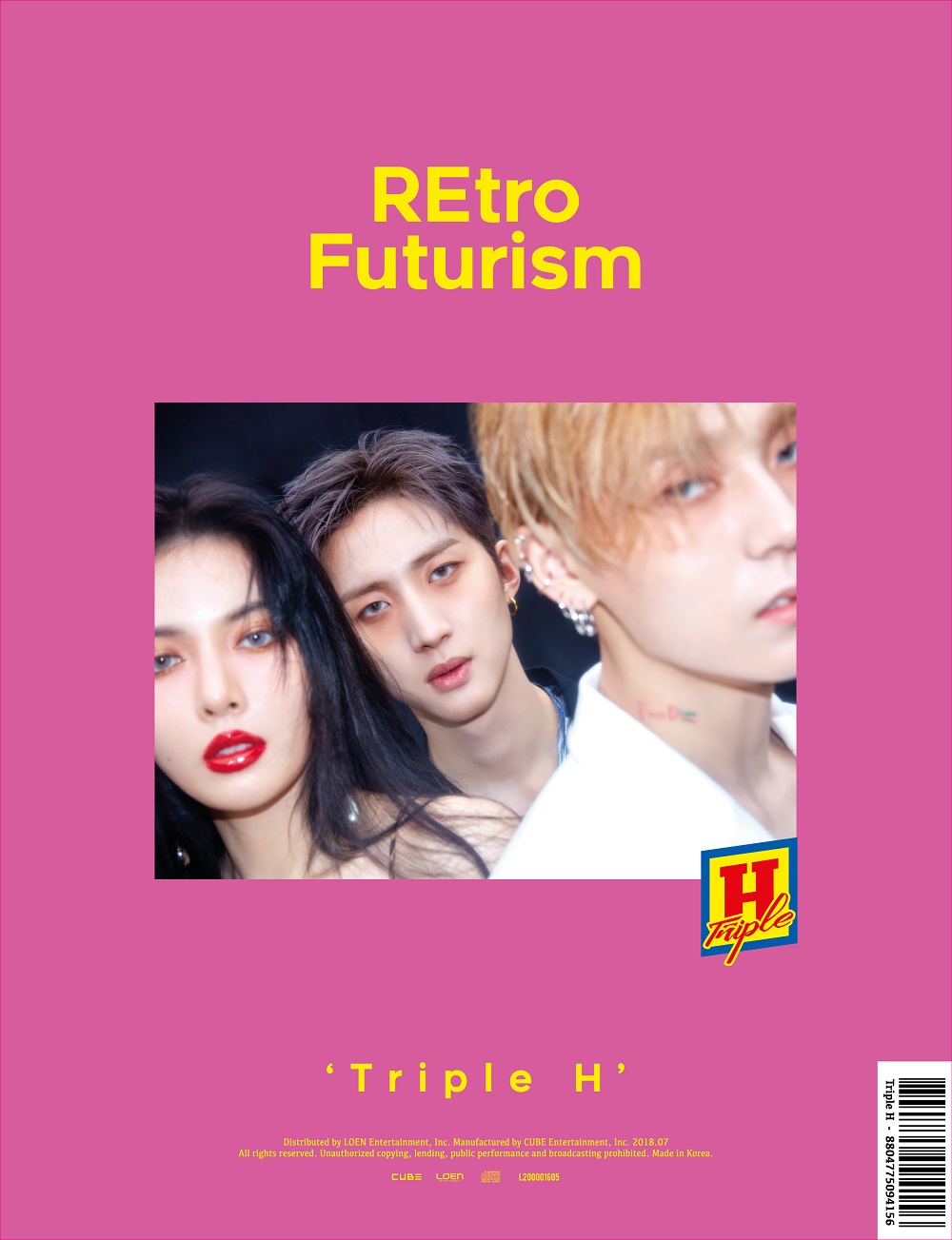 [Pre] Triple H : 2nd Mini Album - REtro Futurism +Poster