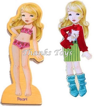 ชุดแต่งตัวตุ๊กตาแม่เหล็ก Fashion a Belles ของ Shure