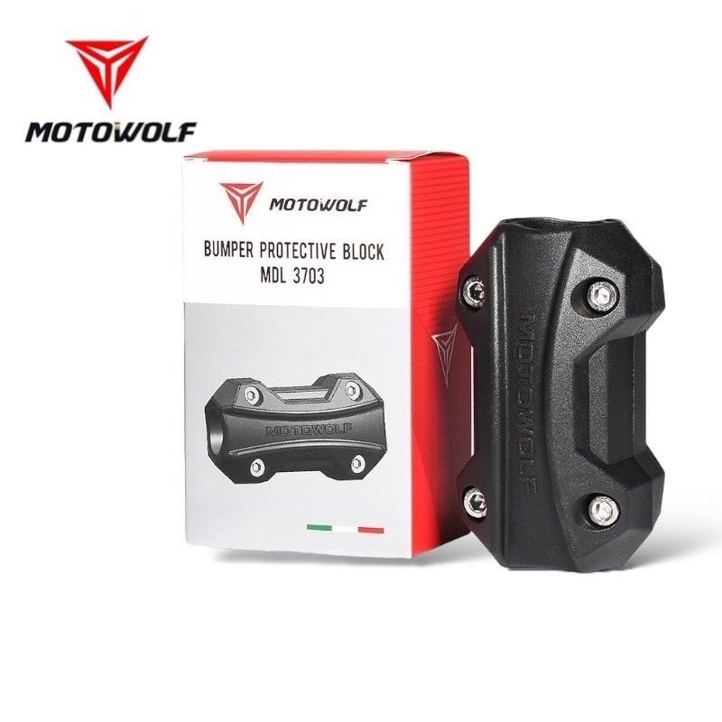 MOTOWOLF MDL3703 Bumper Protective Block ปะกับแคชบาร์กันล้ม แคชบาร์กันกระแทก มอเตอร์ไซด์