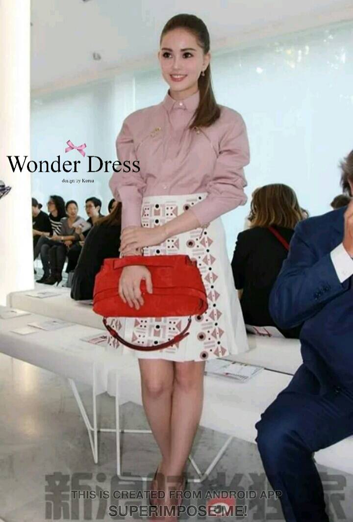 พร้อมส่ง เสื้อเชิ๊ตสีม่วงอ่อนกับกระโปรงทรงน่ารัก