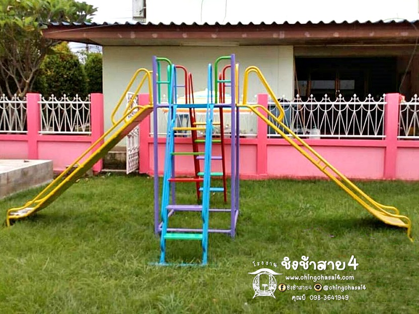 กระดานลื่น2ทาง(ที่ลื่นคนละฝั่ง) สูง150cm.