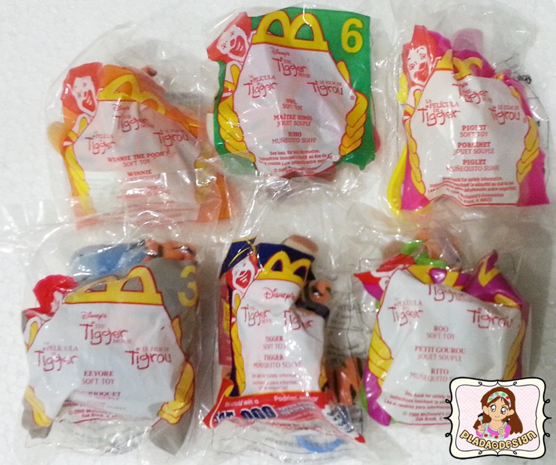2000 McDonald's แมคโดนัลด์ ของเล่น ของสะสม Tigger Movie ออกเมื่อ สิงหาคม 2000 อยู่ในแพ็คค่ะ MIP
