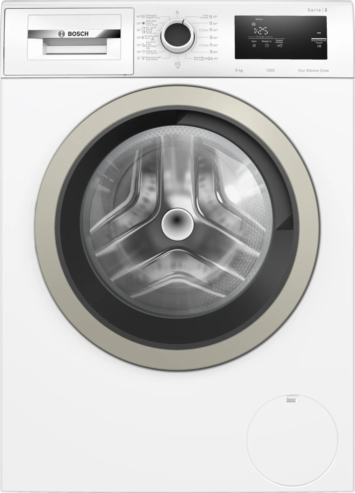 เครื่องซักผ้าฝาหน้า 8 กก. รอบปั่น 1200 รอบ Bosch รุ่น WAN24080TH