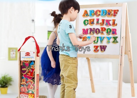 ชุดแผ่นตัวอักษรแม่เหล็ก ABC