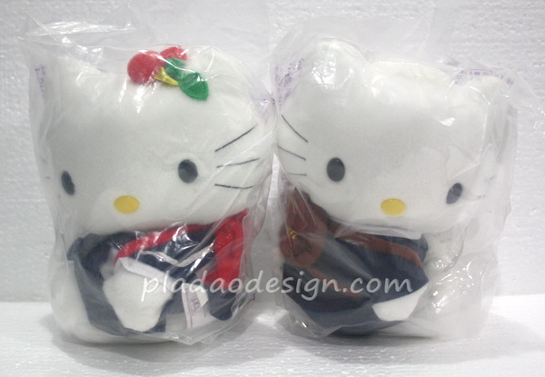 1999 McDonald's แมคโดนัลด์ ของเล่น ของสะสม Hello Kitty & Dear Daniel ตุ๊กตาผ้า ชุด Wisdom of Love - คู่ฝันรักแรกพบ อยู่ในแพ็คค่ะ MIP