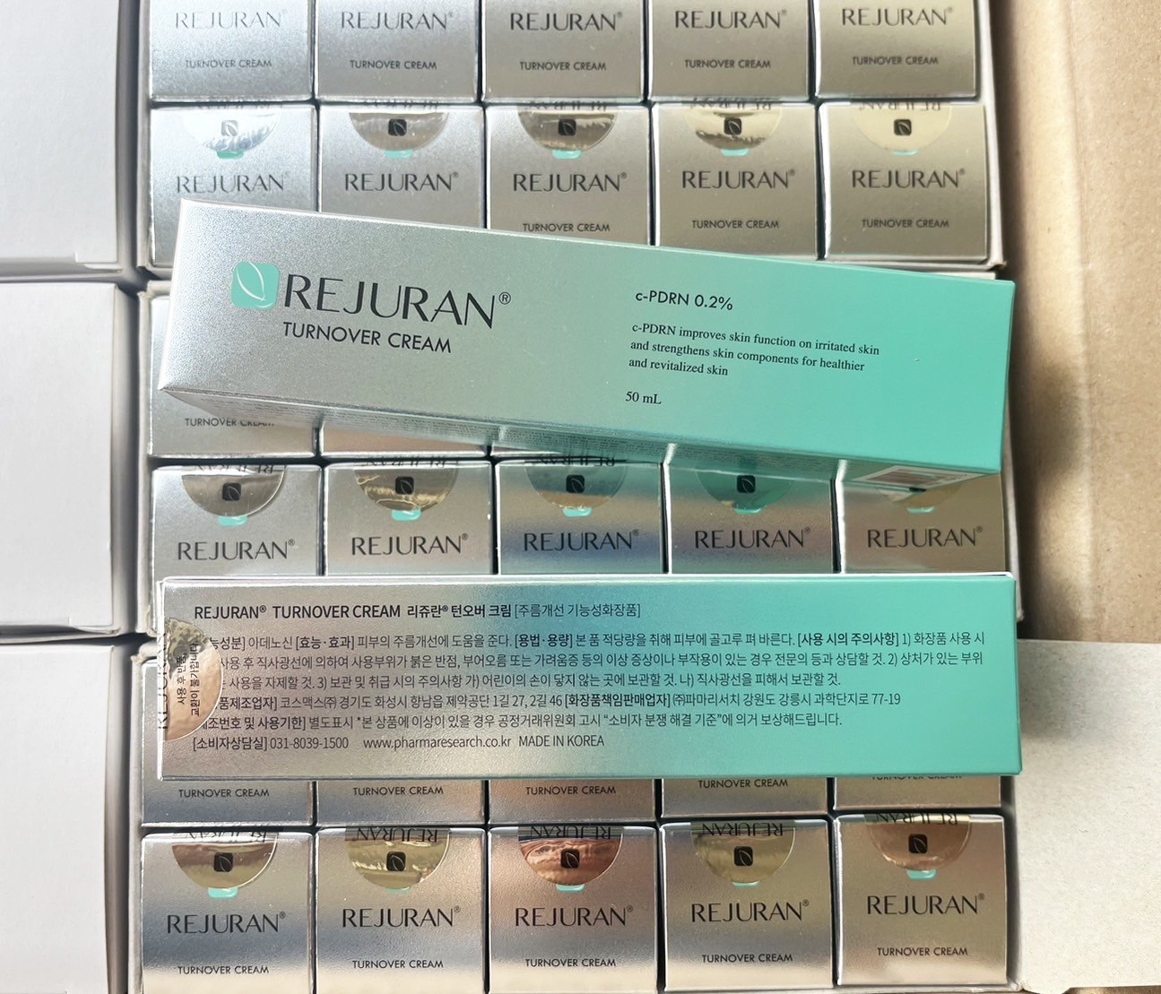 ครีมกระจกรีจูรัน Rejuran Turnover Cream 50ml รีจูรัน เจลครีมฟื้นฟูผิวสภาพผิว