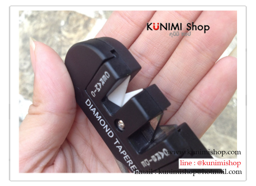 ที่ลับมีด ลับคมมีด พกพา เดินทาง สะดวก ขนาด ยาว 8 x กว้าง 2 ซม. 