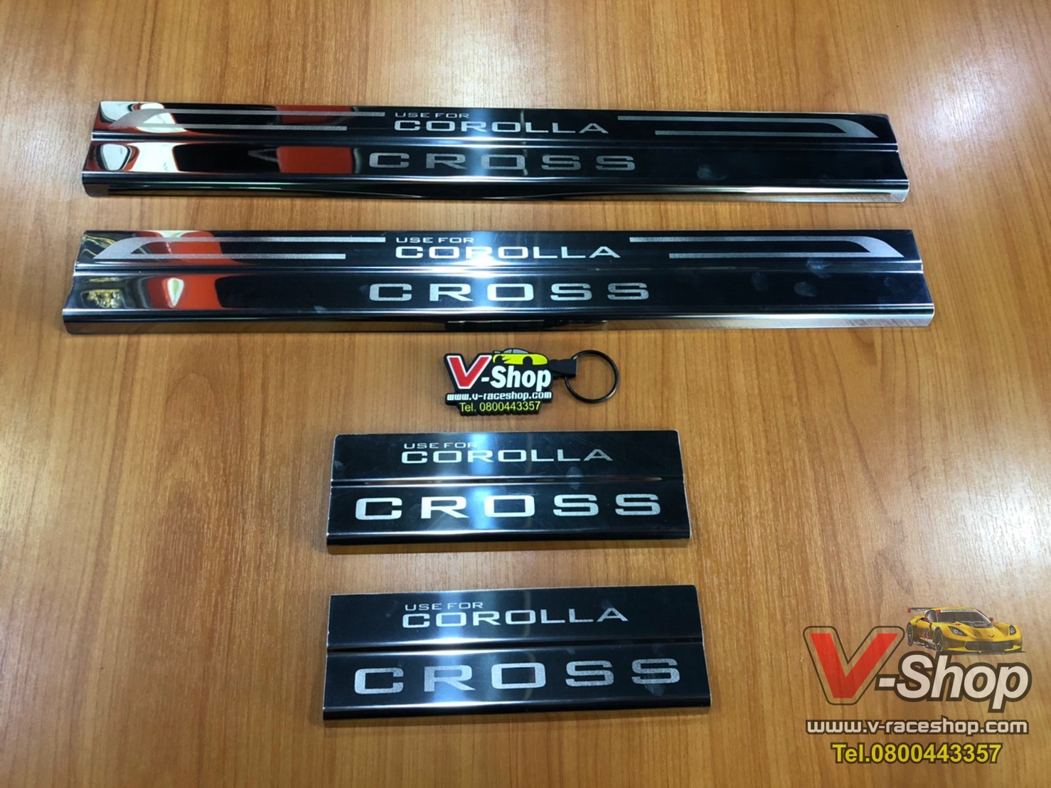Corolla Cross สครัฟเพลท สแตนเลสเงิน
