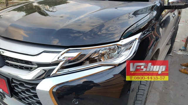 2122 ครอบไฟหน้า New Pajero sport
