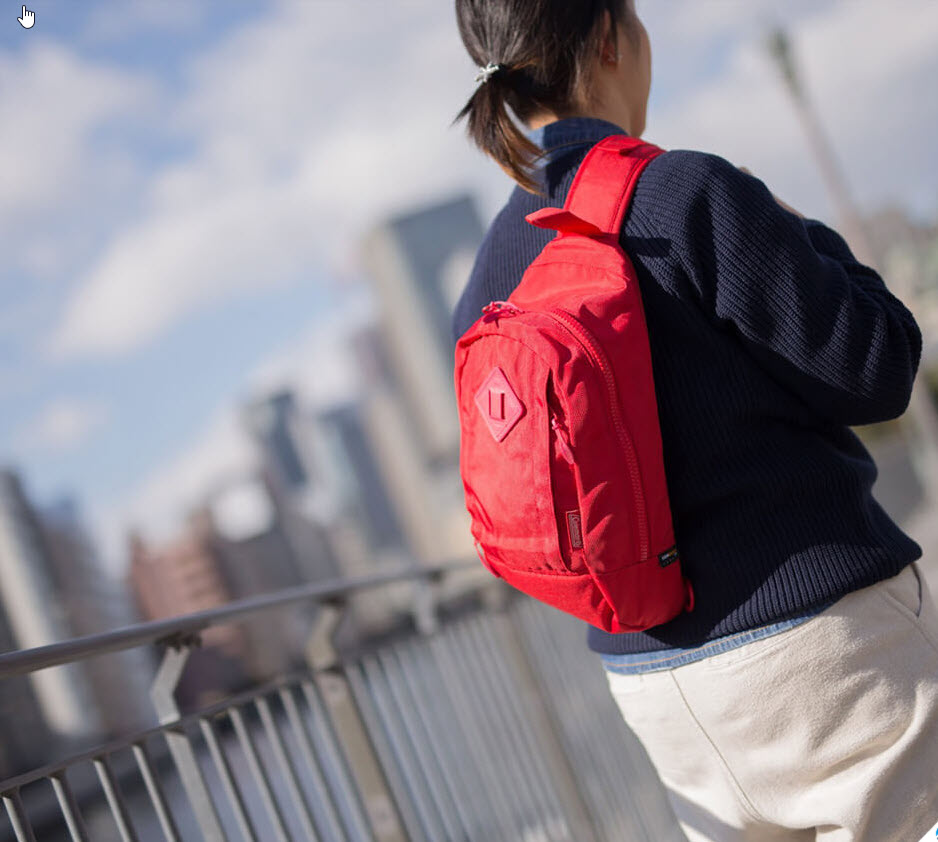 Coleman - ATLAS SLING BAG – 5 L Heater (สีเทาควันบุหรี่) コールマン ボディバッグ アトラス スリングバッグ 対応 自転車/ウォーキング