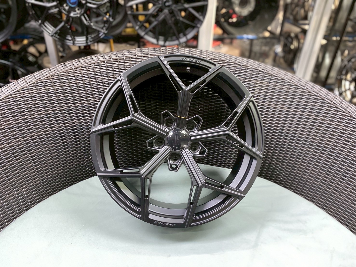 ล้อ APP VF5 ขอบ18x8.5 5x114.3 ET35 สีดำด้าน *ราคาต่อวง ล้อเบา Flowforming สำเนา