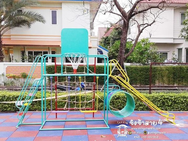 ชุดรวมเชือกถักใหญ่ (ที่นั่งโซ่2อัน+แป้นบาส)