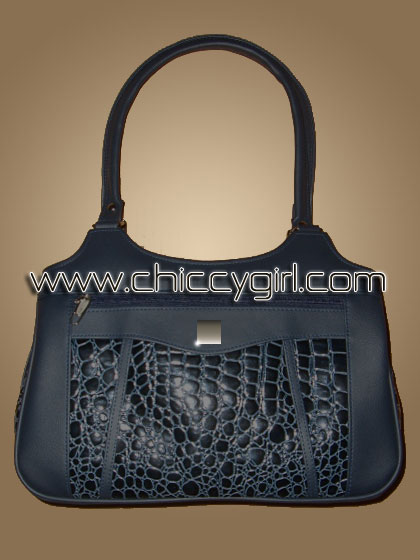 กระเป๋าหนังแต่งลายจระเข้ สีกรมท่า ช่องใส่ของเยอะสะใจ จุมาก แข็งแรงทนทาน งานเนี๊ยบมาก แบบดูดีทันสมัย น่าใช้มาก คุ้มสุดๆ