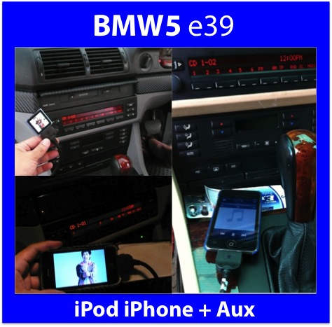Series5 e39 iPod iPhone iPad Aux interface