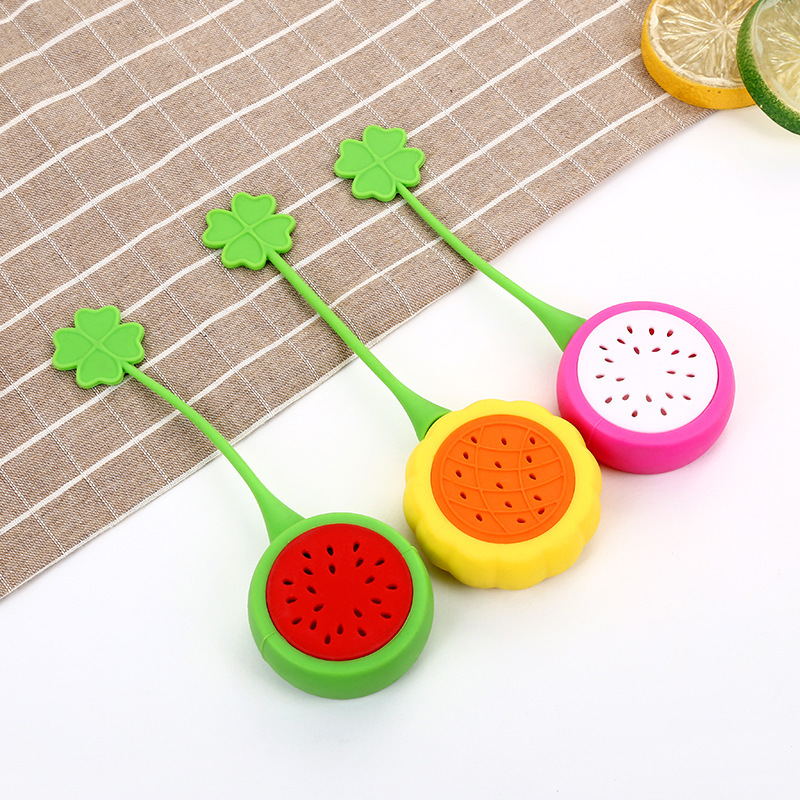 ที่กรองชา ซิลิโคน tea infuser ลาย แก้วมังกร แตงโม ทานตะวัน